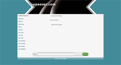 Desktop Screenshot of boypasses.com